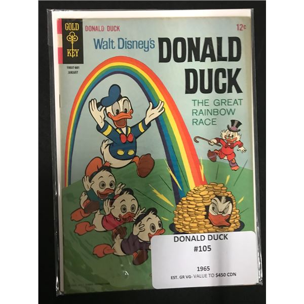 DONALD DUCK NO.105 (GOLD KEY COMICS, 1965)