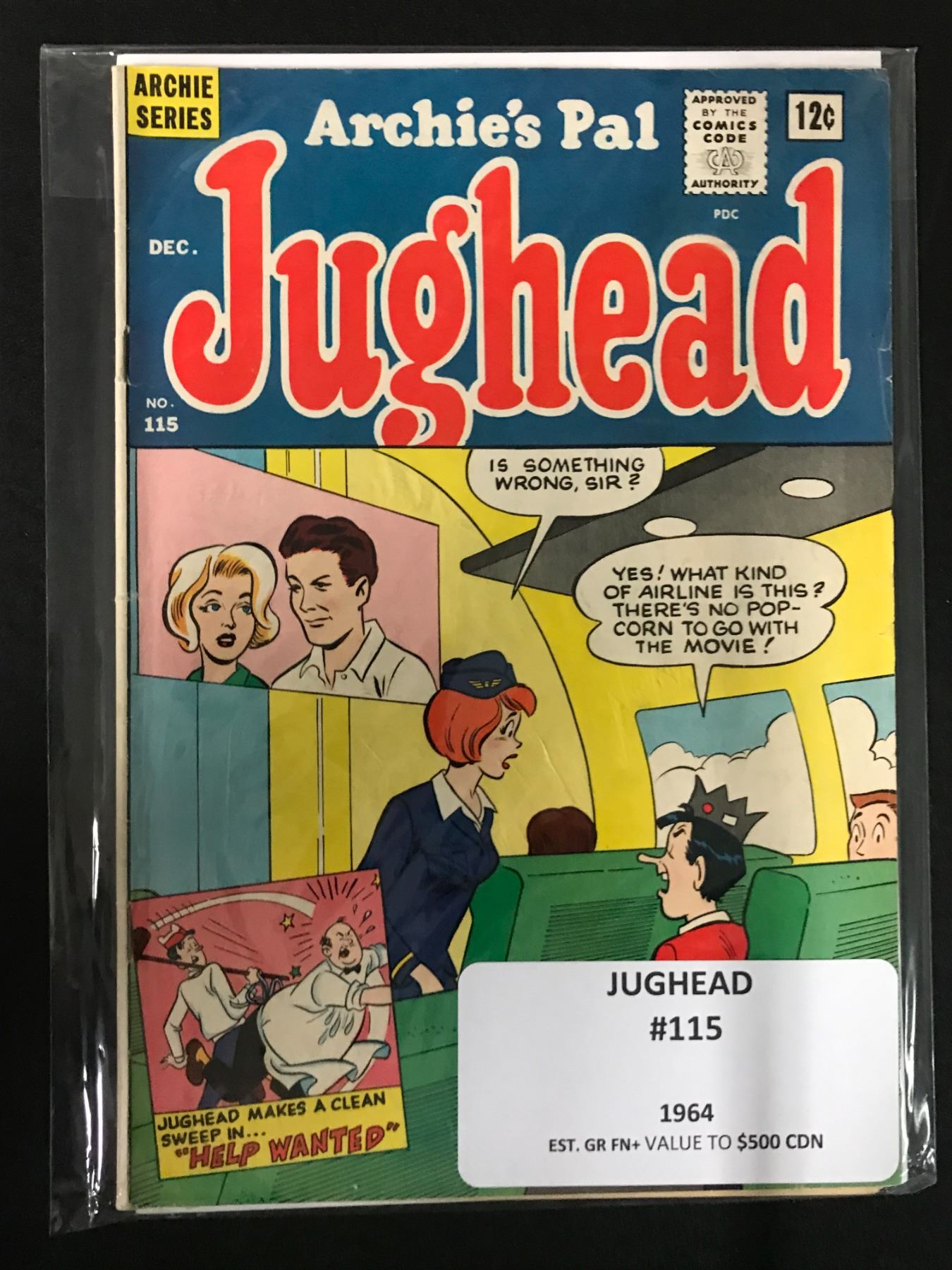 JUGHEAD NO.115 (ARCHIE SERIES, 1964)