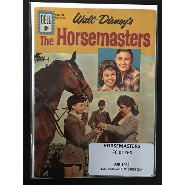 THE HORSEMASTERS NO.1260 (DELL COMICS, 1962)