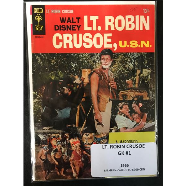 LT. ROBIN CRUSOE NO.1 (GOLD KEY COMICS, 1966)