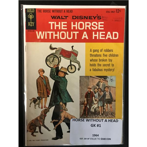 THE HORSE WITHOUT A HEAD NO.1 (GOLD KEY COMICS, 1964)