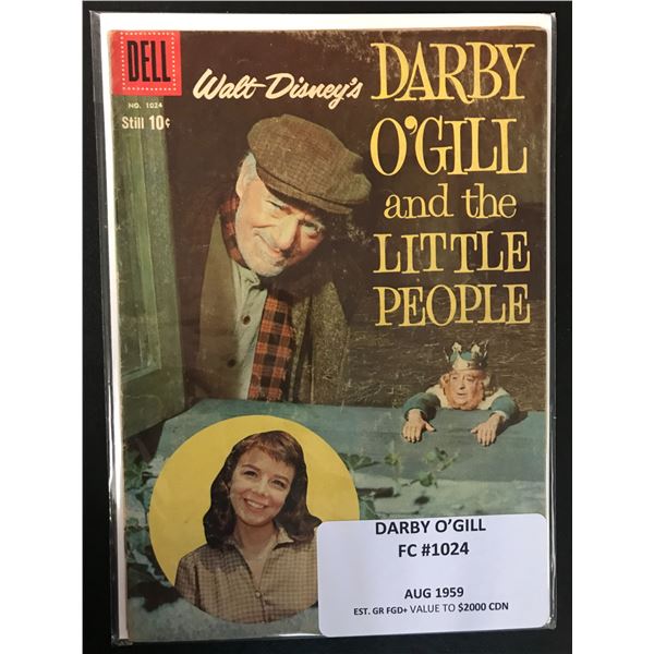 DARBY O'GILL NO.1024 (DELL COMICS, 1959)