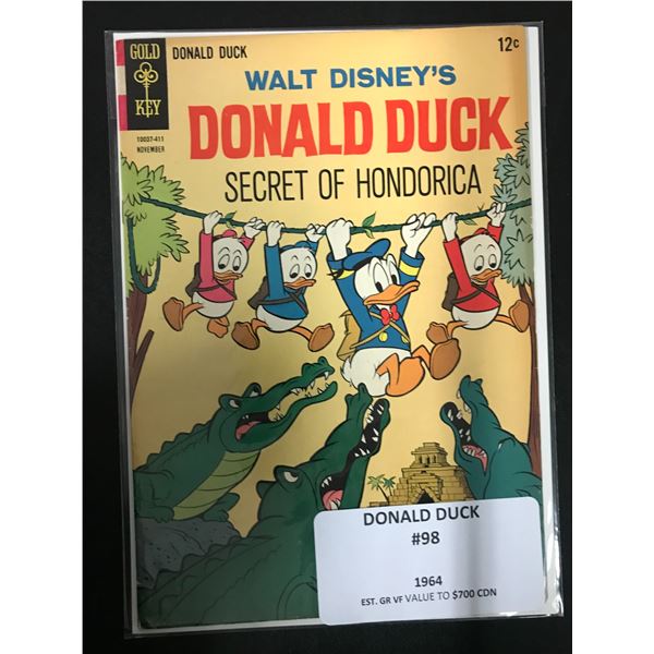 DONALD DUCK NO.98 (GOLD KEY COMICS, 1964)