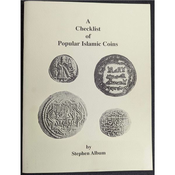 Album: A Checklist of Islamic Coins. First Three Editions.