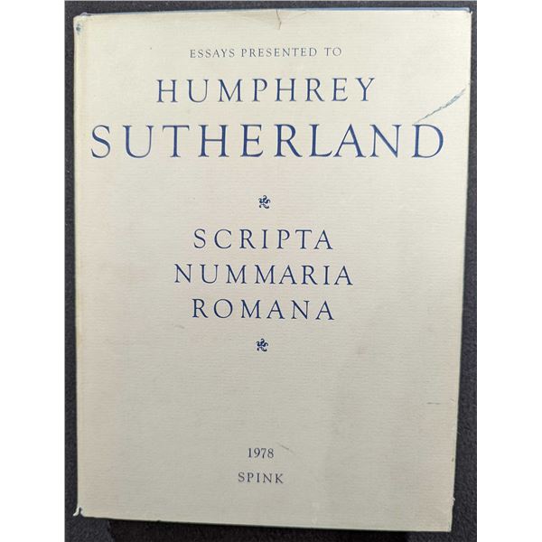 Carson: Scripta Nummaria Romana - Essays Presented to Humphrey Sutherland