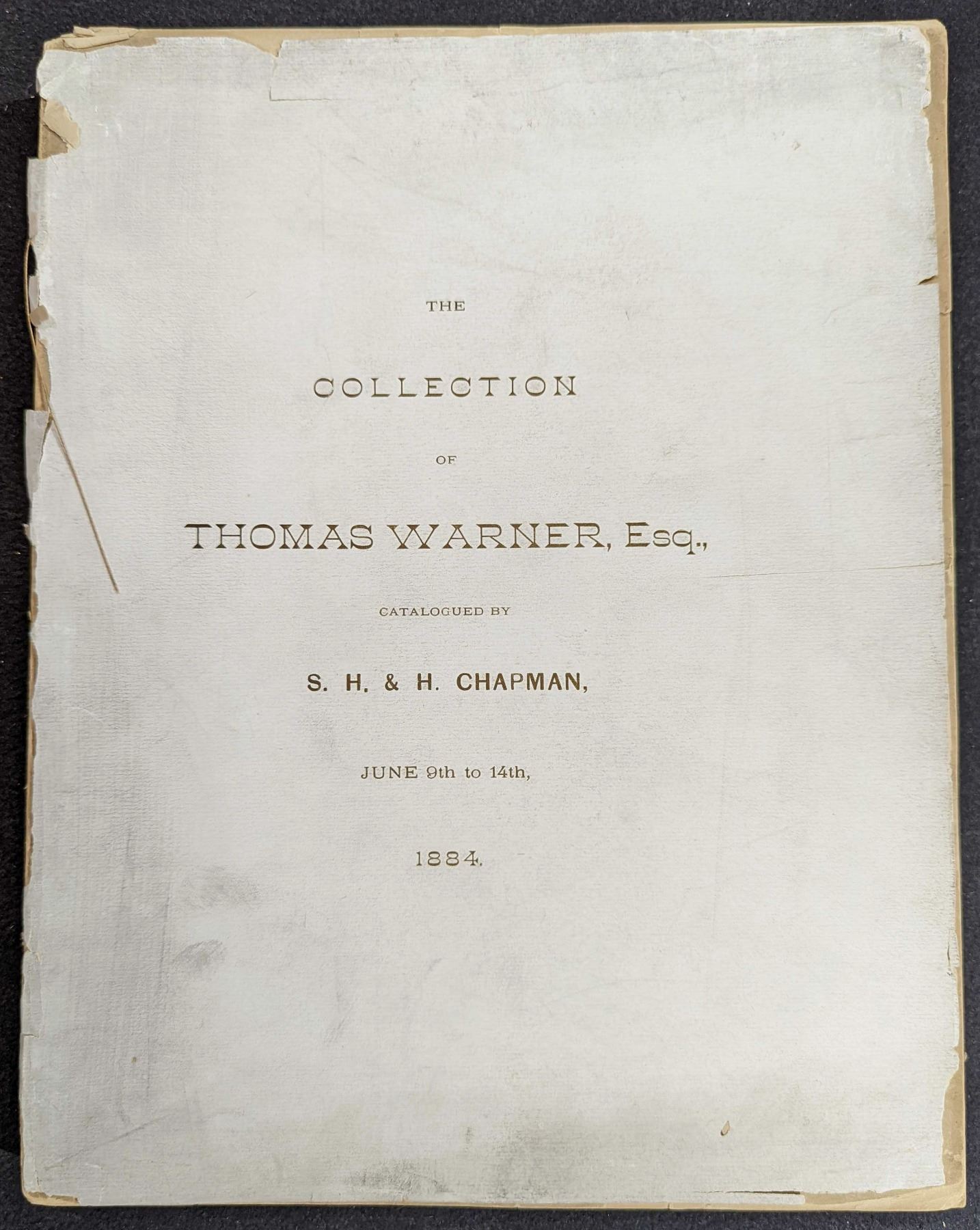 Chapman, S.H. & H. Catalogue of the Very Large and Wellknown