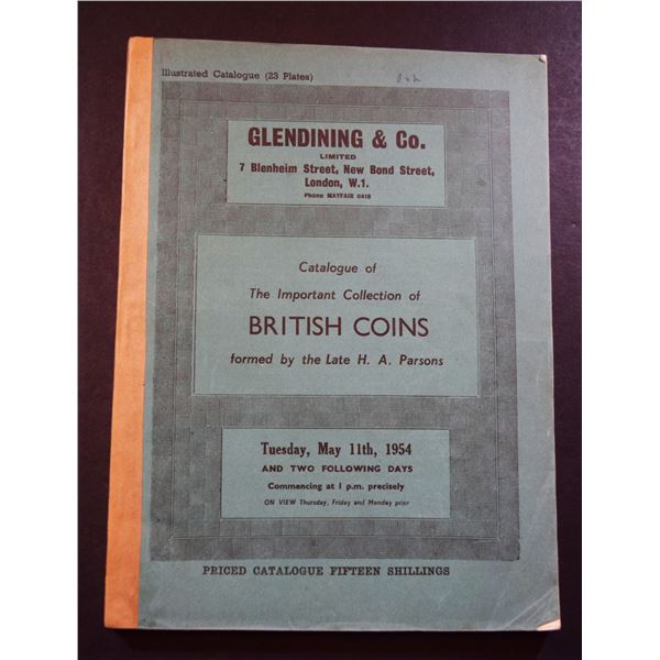 Glendining & Co.: Catalogue of the Important Collection of British Coins Formed by the Late H.A. Par