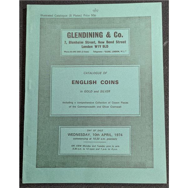 Glendining & Co.: Catalogue of English Coins in Gold and Silver Including a Comprehensive Collection
