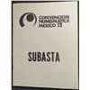 Image 1 : Sociedad Numismatica de Mexico: Convencion Numismatica Mexico 72. Subasta