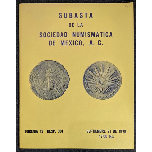 Sociedad Numismatica de Mexico: Subasta No. 28