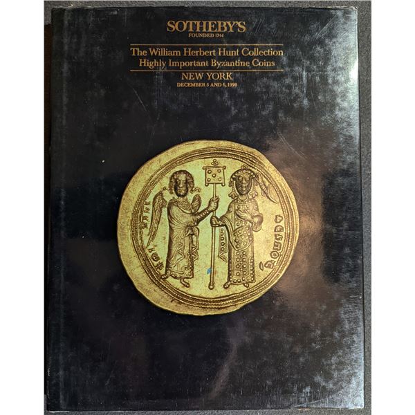 Sotheby's - New York: The William Herbert Hunt Collection. Highly Important Byzantine Coins. Part I