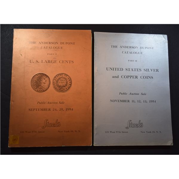 Stack's: The Anderson Dupont Catalogue Part I, U.S. Large Cents & The Anderson Dupont Catalogue Part