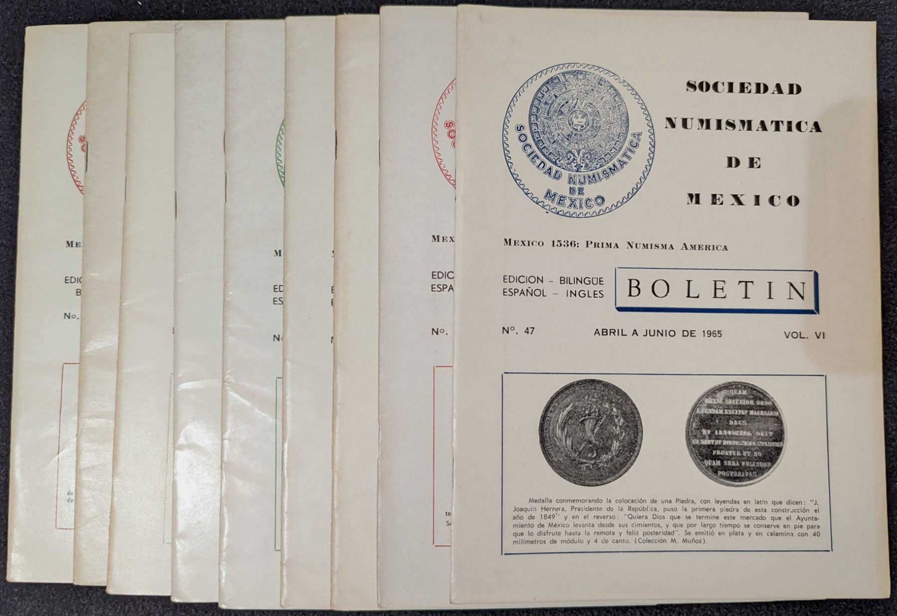 Sociedad Numismatica de Mexico Boletin. Sociedad Numismatica de Mexico