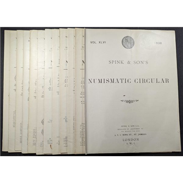 Spink & Son Ltd: The Numismatic Circular. 1938