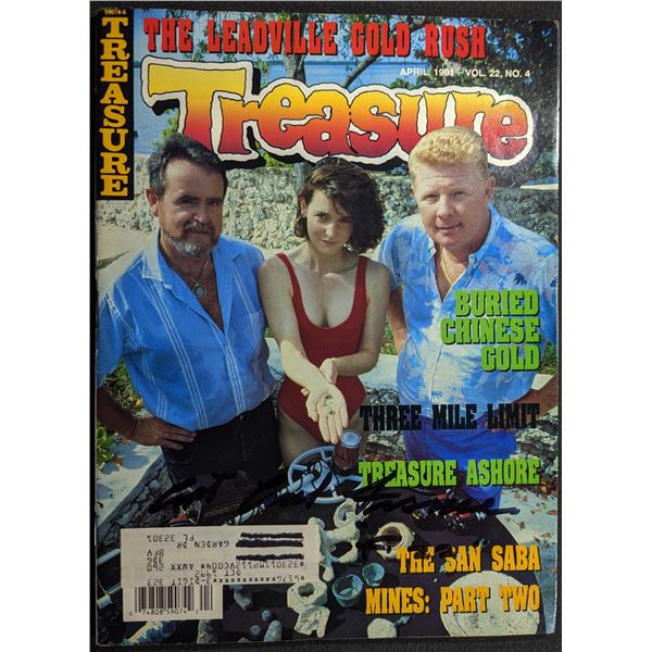 Issue of Treasure Signed by Capt. Carl 'Fizz' Fismer. April 1991