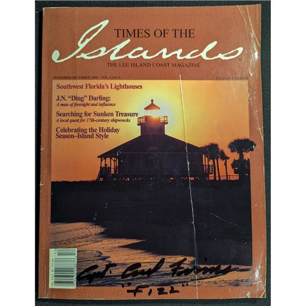 Issue of Times of the Islands. Signed by Capt. Carl 'Fizz' Fismer. November-December 2000