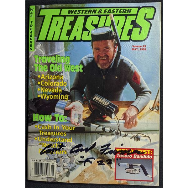 Issue of Western & Eastern Treasures Signed by Capt. Carl 'Fizz' Fismer. May 1991