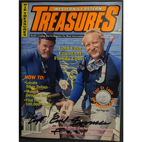 Issue of Western & Eastern Treasures Signed by Capt. Carl 'Fizz' Fismer. February 1992