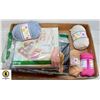 Image 1 : MIXED LOT OF YARN AND BOOKS