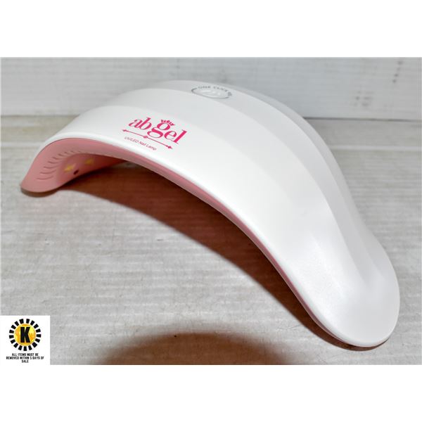 REPACKED ABGEL UV/LED NAIL DRYING LAMP WITH 90S