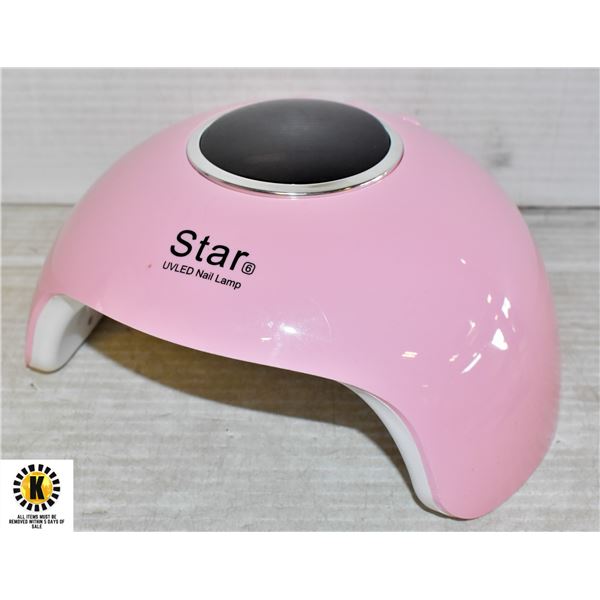 REPACKED STAR UV/LED NAIL DRYING LAMP WITH DISPLAY