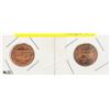 Image 3 : PAIR OF US LIBERTY DENVER MINT 1 CENT 2000 & 2007
