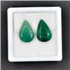 Image 1 : #231-GREEN EMERALD GEMSTONE 18.50CT