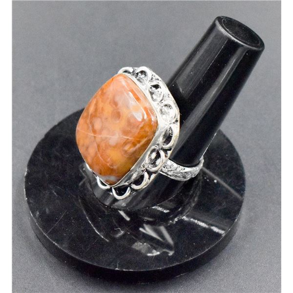 #160-NATURAL OCEAN JASPER RING SIZE