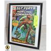 Image 1 : VINTAGE SGT. FURY COMIC IN FRAME