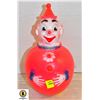 Image 1 : VINTAGE ROLY POLY MUSICAL CLOWN