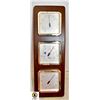 Image 1 : VINTAGE WOODEN BAROMETER