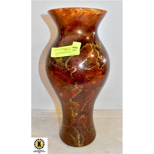 TALL GOLDEN CHOCOLATE COLOUR VASE