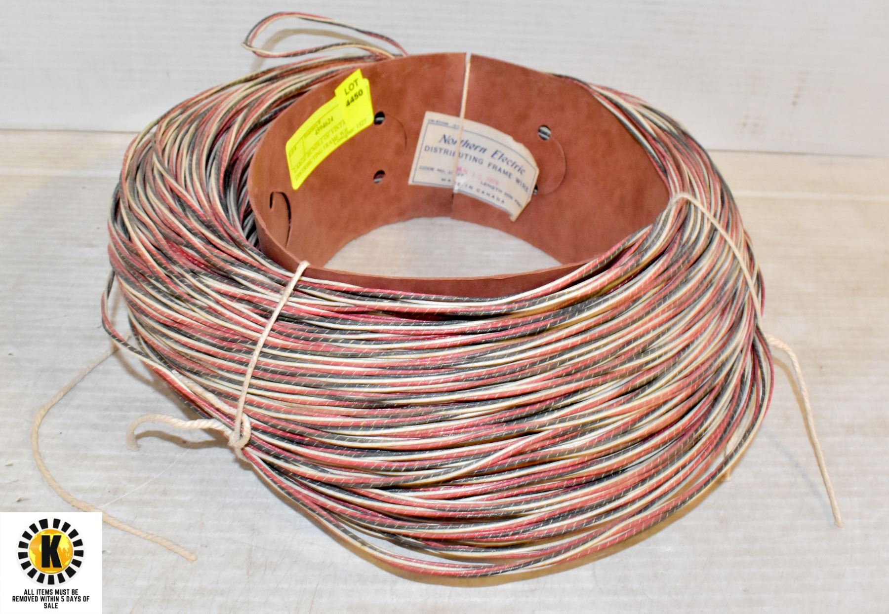 LARGE BUNDLE OF VINTAGE DISTRIBUTING FRAME WIRE