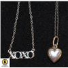 Image 1 : XOXO 925  STERLING & HEART 925 SILVER NECKLACES