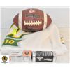 Image 1 : EDMONTON ESKIMOS FLEECE BLANKET, FOOTBALL & GOLF B