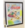 Image 1 : VINTAGE GREAT GAZOO COMIC IN FRAME