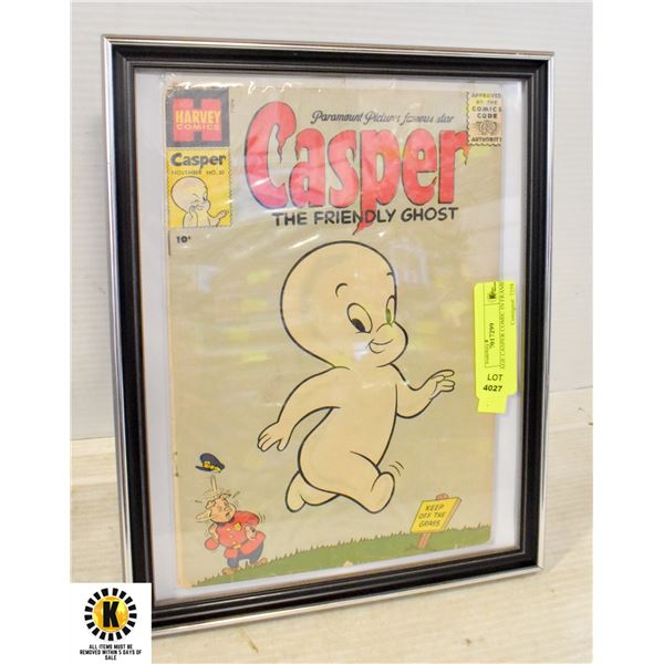 VINTAGE CASPER COMIC IN FRAME