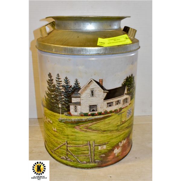 LARGE VINTAGE MILK CAN