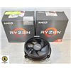 Image 1 : PAIR OF AMD RYZEN SOCKET AM4, HEAT SINK FANS