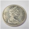 Image 1 : BZ1215-85 SILVER CANADIAN 50 CENT COIN 1966