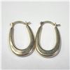 Image 1 : BZ1215-76 10K YELLOW GOLD SNAP HOOP EARRINGS