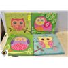 Image 1 : 4PC OWL PICTURE SET