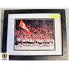 Image 1 : TEAM CANADA GOLD METAL PICTURE IN FRAME