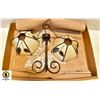 Image 1 : TIFFANY STYLE LAMP SHADES, NEW TABLE RUNNER