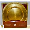 Image 1 : NEW CHARGER PLATES GOLD