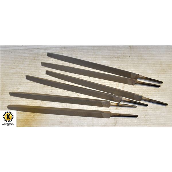 BAG OF NICKOLSON FILE CO. THREE SQ BASTARD FILES