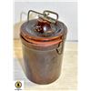 Image 1 : ANTIQUE CLAY MUSTARD POT