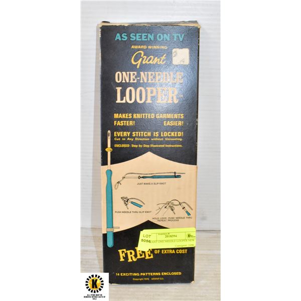 GRANT ONE NEEDLE LOOPER NEW