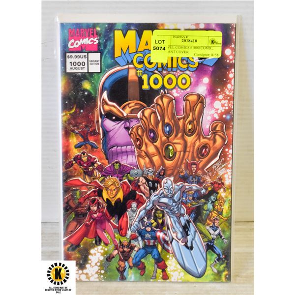 MARVEL COMICS #1000 COMIC, VARIANT COVER