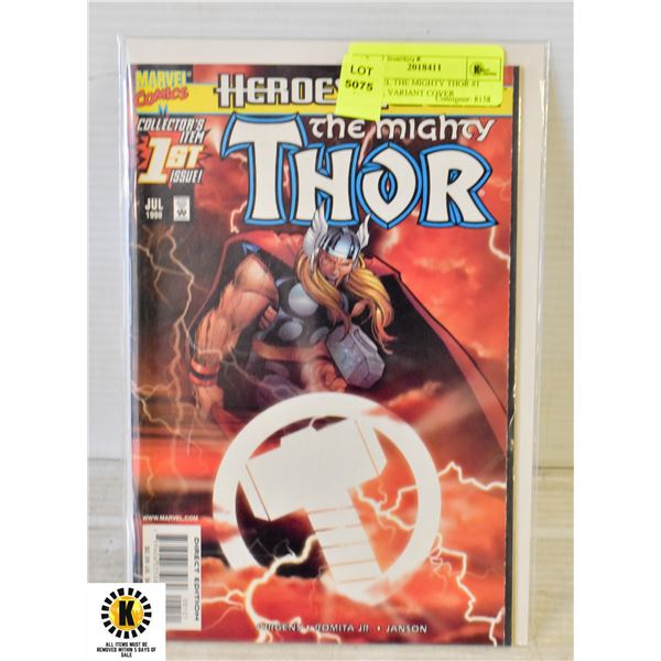 MARVEL THE MIGHTY THOR #1 COMIC, VARIANT COVER